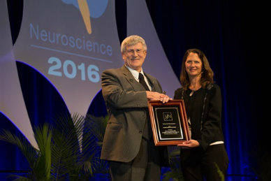 Norbert Myslinski wins Science Educator of the Year award.