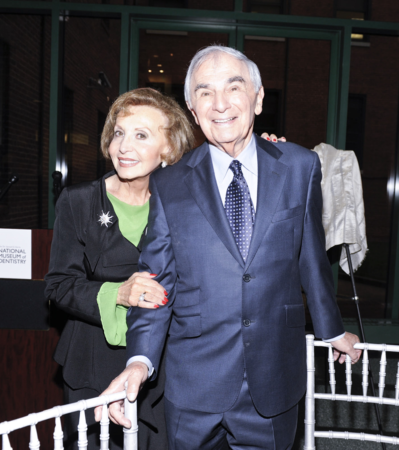 Image of Dr. Irwin Smigel and Wife and opening of the Smile Experience