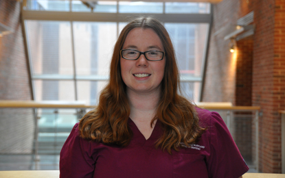 Dual PhD/DDS student Devon Allison will pursue a dual career as a researcher and clinician