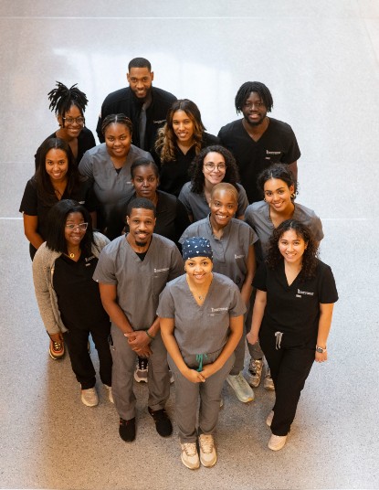 Members of the Student National Dental Association chapter at the School of Dentistry