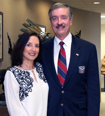 Frederick G. Smith, MS, DDS '78, and Venice Paterakis, DDS '81