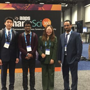 Dr. Lowe and colleagues at AAPS PharmSci360 in 2018