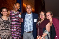 Pediatrics alumni pose at the 50th anniversary celebration