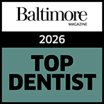 Baltimore Magazine Top Dentist 2026 graphic