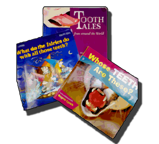 Three books from the Terrific Tooth Tales Reading Corner