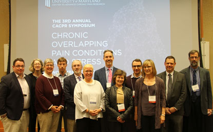 Presenters and Panelists at the third annual symposium at the University of Maryland Center to Advance Chronic Pain Research (CACPR) explored the link between stress and chronic pain.