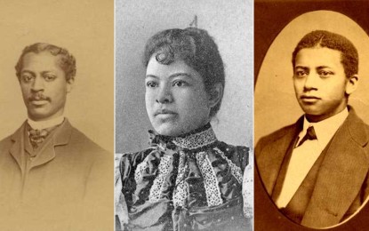 From left, Drs. Robert Tanner Freeman, Ida Gray Nelson Rollins, and George Franklin Grant
