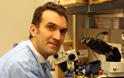 Radi Masri, DDS, MS ’01, PhD ’05, associate professor in the Department of Advanced Oral Sciences and Therapeutics. 