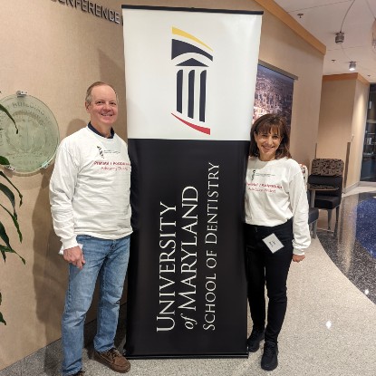 Co-principal investigators Lisa Bress, clinical associate professor, UMSOD’s Division of Dental Hygiene, and Thomas W. Oates, professor and chair of UMSOD’s Department of Advanced Oral Sciences and Therapeutics