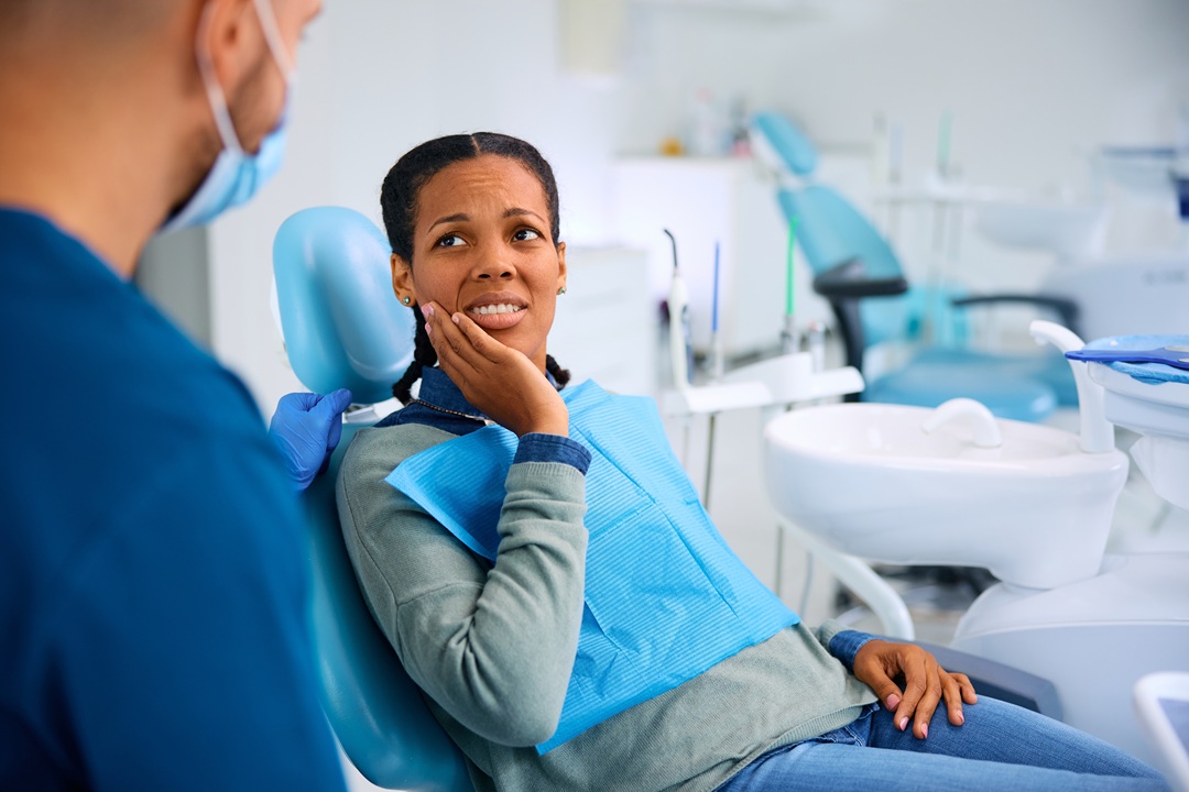 Patient with toothache