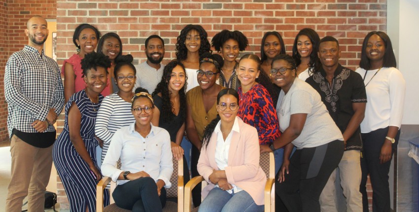 Members of the Student National Dental Association pose together